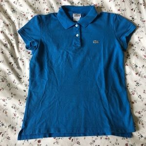 lacoste collared shirt